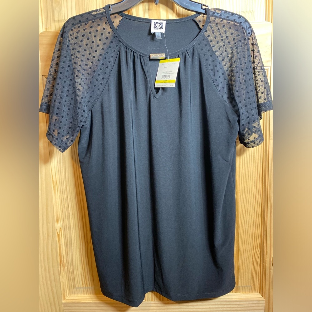 Anne Klein NWT Short-sleeve Blouse